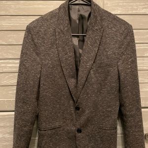 Zara Men’s Heathered Charcoal blazer